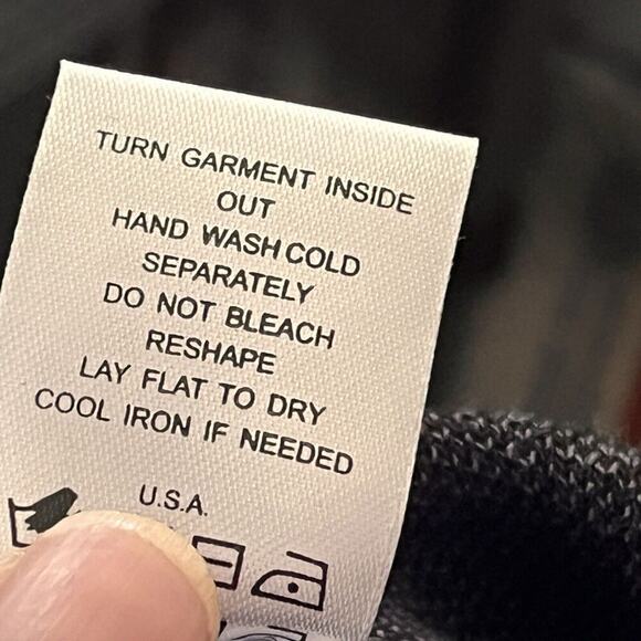 Antthony Original  NY Short/ Mini Skirt SZ 2X Black White Knit Stretch Pull-on - Picture 4 of 6